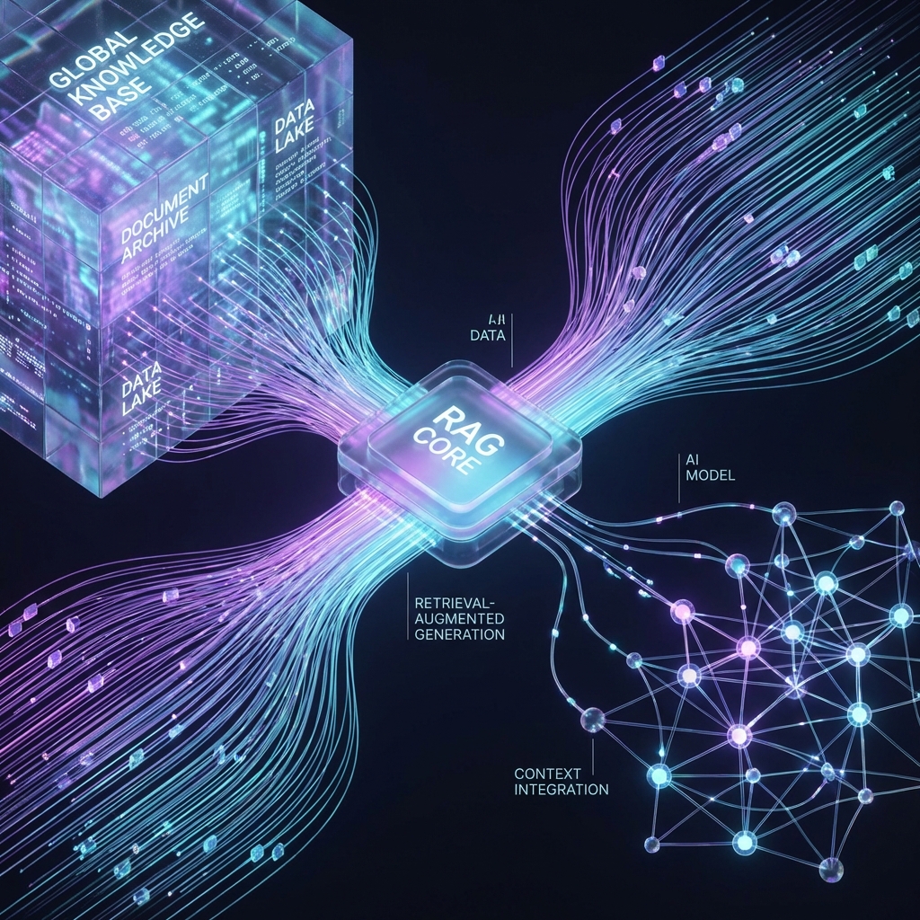 AI-driven document RAG system visualization